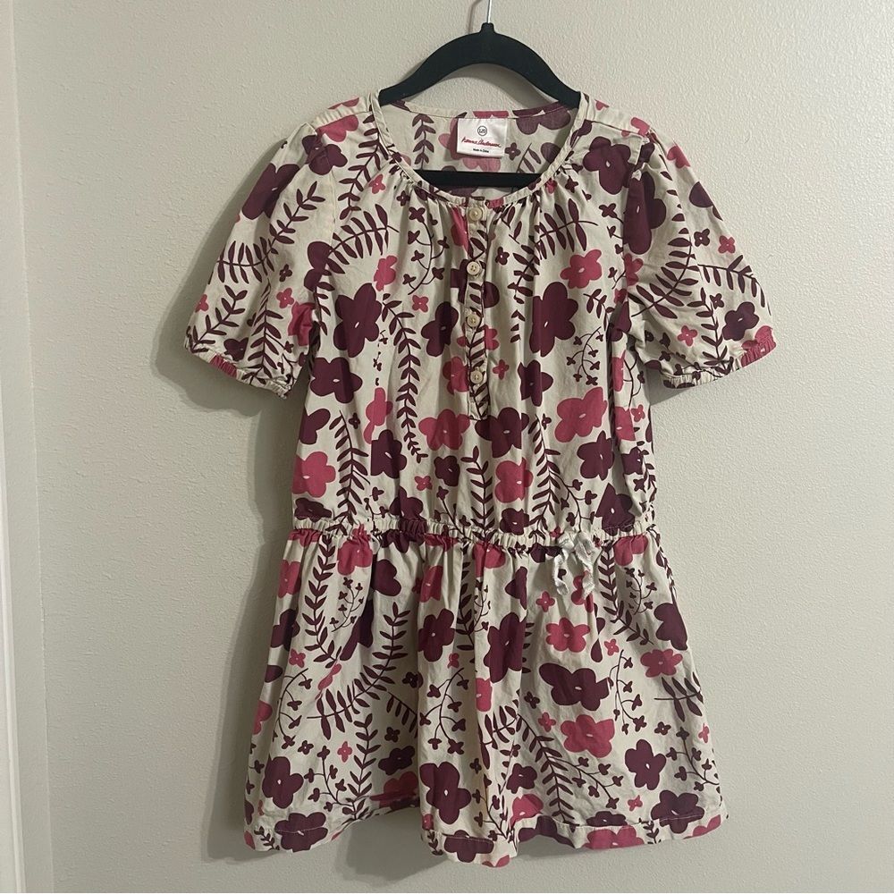 Hanna Andersson 120 (6-7) girls 100% cotton floral dress